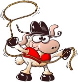 21983305-funny-sheep-with-bulging-eyes-wearing-elegant-hat-and-red-waistcoat-as-a-cowboy-while-preparing-to-r