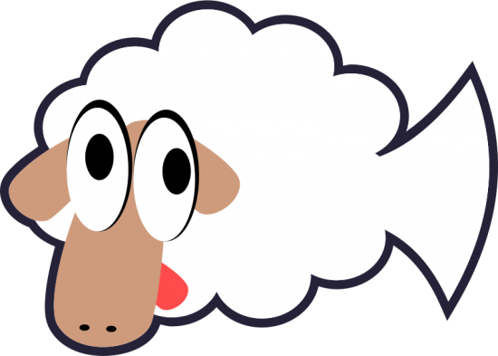 White-Stupid-Cute-Cartoon-Fish-Sheep